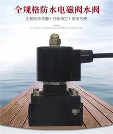 JDKHXPCL Solenoid Valve 2A/2W-160-15 DN15 Plastic 4-Minute Underwater Special Electronic Control(DC24V)