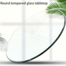 Tempered Glass Board, Transparent Flat Circular Sheet, Flat Tempered Glass Table Top, Long Lasting Clear Glass, Heat-Strengthened Glass, Transparent Round, for Use As A Tabletop, Baseboard ( Size : 90