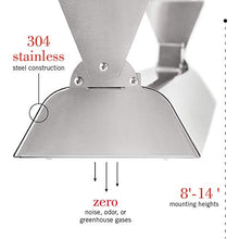 Infratech WD-3024 SS Stainless Steel Fixture Dual Element Electric Patio Heater 33" Long, 3000 Watt, 240 Volts, Stainless Steel