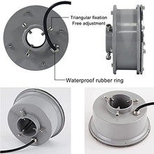 3 Pieces Waterproof Underwater Light - Submersible LED Pool Lights - LED Ring Fountain Lamp - RGB Color Change Water Feature Lamp W/RF Remote Control - IP68 Waterproof Middle Hole Pond Lighting ( Colo