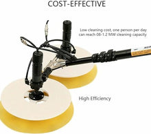 Solar Panel Cleaning Fed Brush, Solar Photovoltaic Panel Cleaning Machine Tools, Electric Brush Power Generation Panel Components Cleaning Equipment