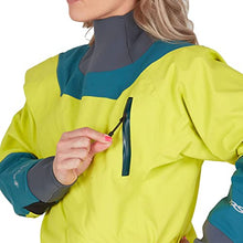 NRS Women's Nomad Gore-TEX Pro Semi-Dry Suit Chartreuse M