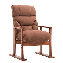 Renovation House Chairs Lounge Chair Multi function Adjustable Lazy Couch 180 deg Flat Recliner Foldable Lounge Chair Durable (Color : Wood is white)