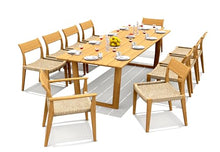 TeakStation Qty 4 - Grade-A Teak Wood Luxurious Solo/Single Amilo Stacking Armless Chairs #36AMAL