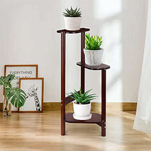 MIIKHI Flower Stand Plant Rack Display Shelves Flower Planter Pot Stands Storage Shelf Support for Flowers Indoor Outdoor Yard 3 Tiers Plant Stand