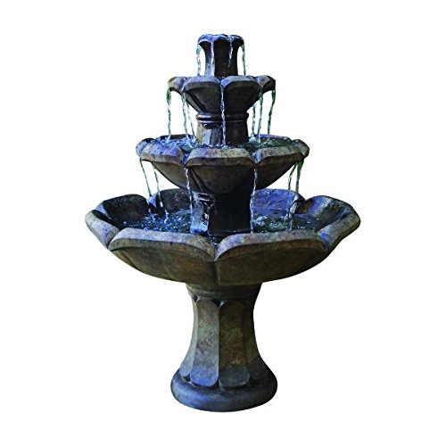 Henri Studio 5 Piece Montreux 3-Tier Fountain, Relic Lava