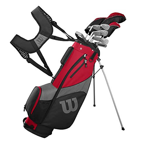 Wilson Golf Profile SGI Men's Complete Golf Set - Regular, Right Hand, Red/Grey/Black