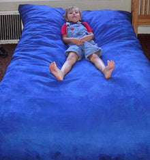 Robb's Pillow Furniture Full Hug Bed & Lounger 54"x75" Hunter Green Microfiber