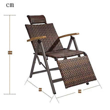 Renovation House Chairs Recliner Reclining Zero Gravity Reclining Garden Sun Lounger Beach Sun Lounger Weatherproof Durable (Color : Multi colored)