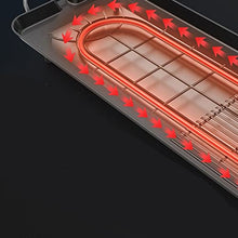 YYDS Hot Pot Non-stickcoating Barbecue Machine Shabu-Grilled Smoke Less Oil Electric Grilling Pan Hot Pot Barbecue Electric Grill (Color : Not Detachable)