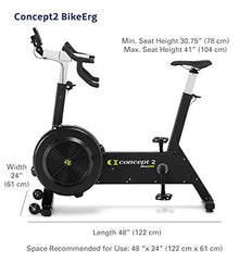 Concept2 BikeErg 2900 Stationary Exercise Bike Black