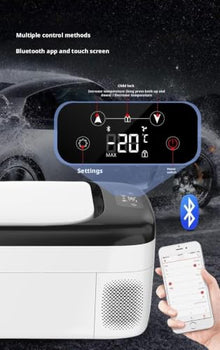 AWMGPDDBTO Mini Fridge 18L Portable Car Home Fridge