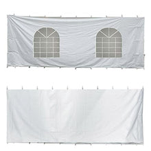 TentandTable 40' Premium Blockout Sidewall Kit for Hexagon High Peak Frame Canopy Tent White