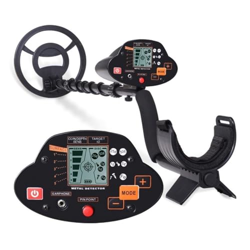 UYCVT Metal Detector, Md-5030 Underground Metal Detector Finder Length Adjustable Treasure Hunter Seeker Portable Gold Detector-2