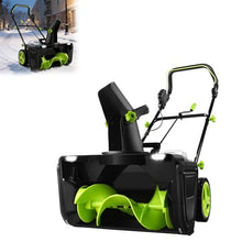 ORIDLECTAL Electric Snow Blower Cordless, 20 Inch Brushless Design with 40V Power, Adjustable Chute,Includes 2 x 5.0Ah Batteries for Efficient Snow Removal on Driveways and Sidewalks