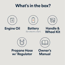 Generac 12,500 Starting Watt Tri-Fuel Portable Generator, Electric Start