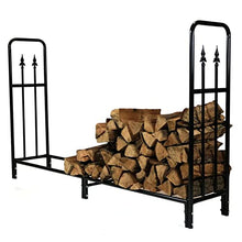 DOIBG Heavy Duty Large Outdoor Firewood Rack for Patio Deck Camping Fireplace Log Stacker for Fireside