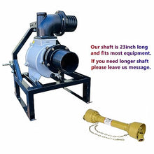 Sigma 6"-Inch PTO-Driven Clear Water Pump with 3-Point Hitch & Shaft Gear Drive – Tractor-Powered, 30 PSI Output, 16–20 ft Lift