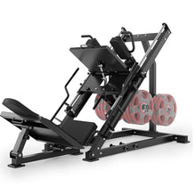 HOMSURE Leg Press Hack Squat Machine 2-in-1 Black