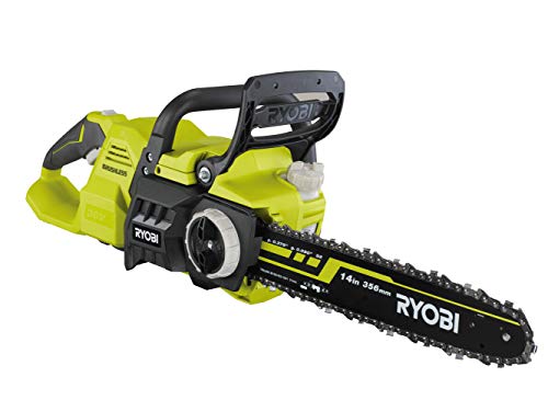 Ryobi RY36CSX35A-150 Chainsaw with 5.0 Ah Battery, 36 V, Blade Length 35 cm, Blade Oregon, Automatic Chain Lubrication, Saw, 5133004596