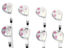 Majek White Pearl Senior Ladies Golf Hybrids Irons Set