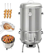 Outdoor Stainless Steel Charcoal Grill (40cm X 91cm),Can Grill 10-20kg