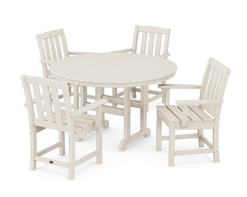 Trex Outdoor Furniture™ Cape Cod 5-Piece Round Farmhouse Dining Set in Sand Castle