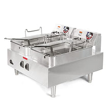Star Mfg. Star-Max 30 lb Electric Fryer w/ (2)-15 lb Baskets