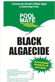 Pool Mate 1-Quart 12-Pack Premium Black Algaecide for Pool, Made in USA