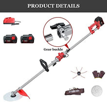 AMYYTL Electric Lawn Mower Cordless String Trimmer Weeder Small Household Electric Lawn Mower Yuanlin Multifunctional Weeder Retractable Rod