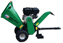 All Power America APWC9310 Woodchipper Mulcher JD Engine 15HP 420cc Shredder 5" Opening with Off-Road Tow Hitch, 5 inch, Green/Black