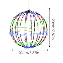 Christmas Christmas Christmas Planter Balls, Metal Christmas Sphere Lights Outdoor, Wearbaara Upiplysta Party Decorations, Glowing Holiday Decor with Long Time Use, Hanging Party Globes for Porch