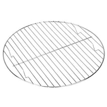 CGTENBS Round Grill Wok, Accessory Barbecue Tools for Cooking Vegetables, Shrimp, Meat, Outdoor Camping Cookware