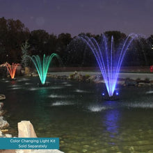 1/3 HP Floating Fountain & Aerator for Ponds and Lakes with 100 ft Cord