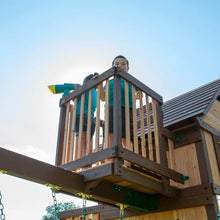 Backyard Discovery Skyfort Cedar Swing Set Light Brown