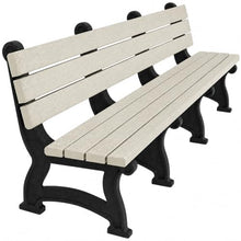 Sturdy Essentials Aspen Outdoor Wood Bench - Weatherproof Park Bench