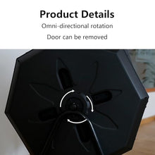 43 Gallon Dual Chamber Compost Tumbler Outdoor Rotating Composter Bin with 360° Tumbling Superior Aeration & Sturdy Steel Frame Fast Efficient Composting for Garden & Yard Waste (Black)