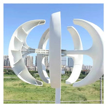YHYWJHY 5000W 8000W Vertical Axis Wind Turbine 12V 24V48V Windmill Motor Quick Start Home Farm Hybrid Street Light with MPPT Controller Low Starting Speed for Home(Red,12V_8KW)