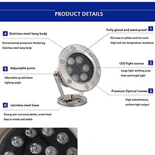 Braiton 4PCS LED Underwater Fountain Light IP68 Waterproof Submersible Spot Light Pond Lights for Aquarium Fish Tank Garden Fountain Pool,Green,18W