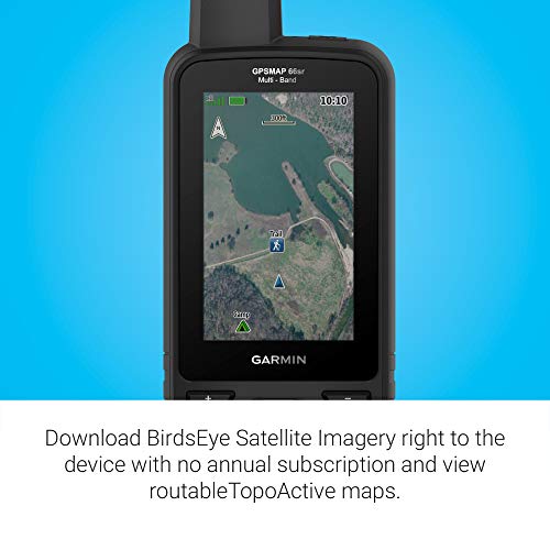 Garmin GPSMAP 66sr Hiking Handheld GPS with Multi-Band Technology Black
