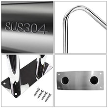 Pool Handrail Swimming Pool Handrail Quick Mount Base｜Stainless Steel Outdoor Stair Railing Handrails｜Pool Slides for Inground Pools Spa