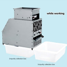 Bird Feed Blown Shell Splitter, Electric Grain Cleaning Winnower Machine, Grain Blowing Machine with Adjustable Speed Fan for Miscellaneous Grains, Quick Shelling (Breeding Model)