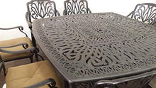 Patio Land Elizabeth 9pc Outdoor Dining Set Dark Bronze