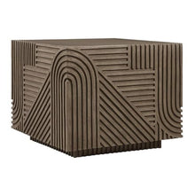 Seasonal Living Provenance Signature FRP Wood Square Table in Energy Brown