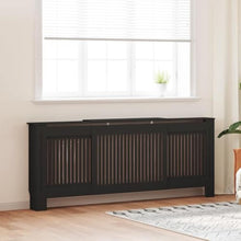 MDF Radiator Cover Black 80.7 in