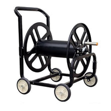 TT-YEL Large Hose Reel Cart, Heavy Duty Metal Hose Reel Cart, Can Hold 250M Hose, Irrigation Hose Trolley with 4 Wheels, Perfect for Large Gardens