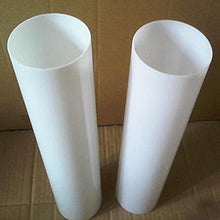 OD25/30/40/50mm Milk White Tube Led Pipes Garden Outdoor Drainage Irrigation Plastic Building Materials - ( Color: Milk White Specification: 9pcs OD50x2x1000mm )