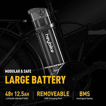 Heybike Mars Electric Bike Foldable 20" x 4.0 Fat Tire Electric Bicycle Mars-Black