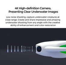 Camoro BW Space Pro Max Underwater Drone with Gripper Claw & 4K Camera Orange-100M