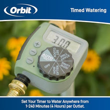 8-Pack Orbit One Outlet Single-Dial Hose Faucet Timer - Easy Programmable - for Garden Watering System - LCD Hose Timer with Adjustable Watering Schedule - 62056